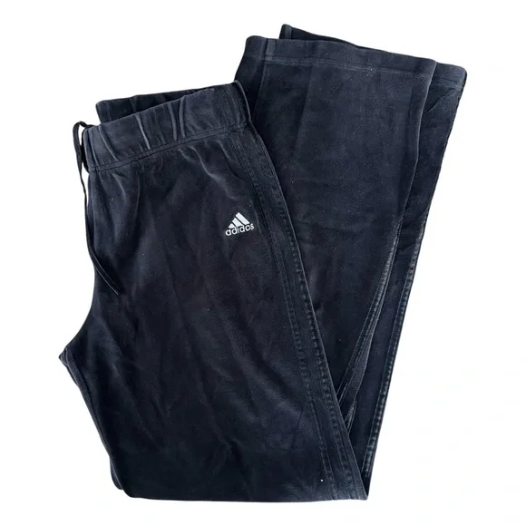 Adidas y2k wide leg velour sweatpants - Picture 2 of 6